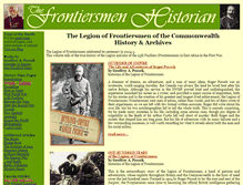 Tablet Screenshot of frontiersmenhistorian.info